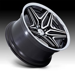 Asanti Black Label ABL46 Duke Machined Gloss Black Custom Wheels 2